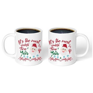 Cốc sứ cao cấp in hình giáng sinh đẹp mắt- Cốc quà tặng Noel mẫu C