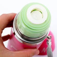 Bình nước giữ nhiệt 500ml chất liệu thép không gỉ hình chuột Mickey