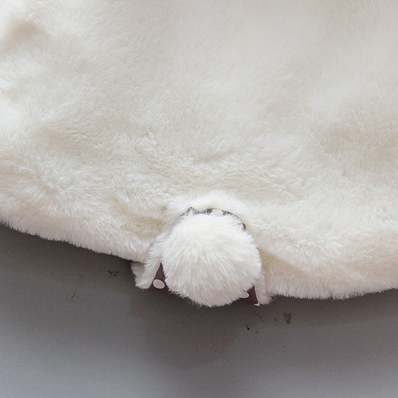Áo khoác cotton có mũ trùm đầu họa tiết hoa chấm bi cho bé gái 6m-3 tuổi - ảnh sản phẩm 9