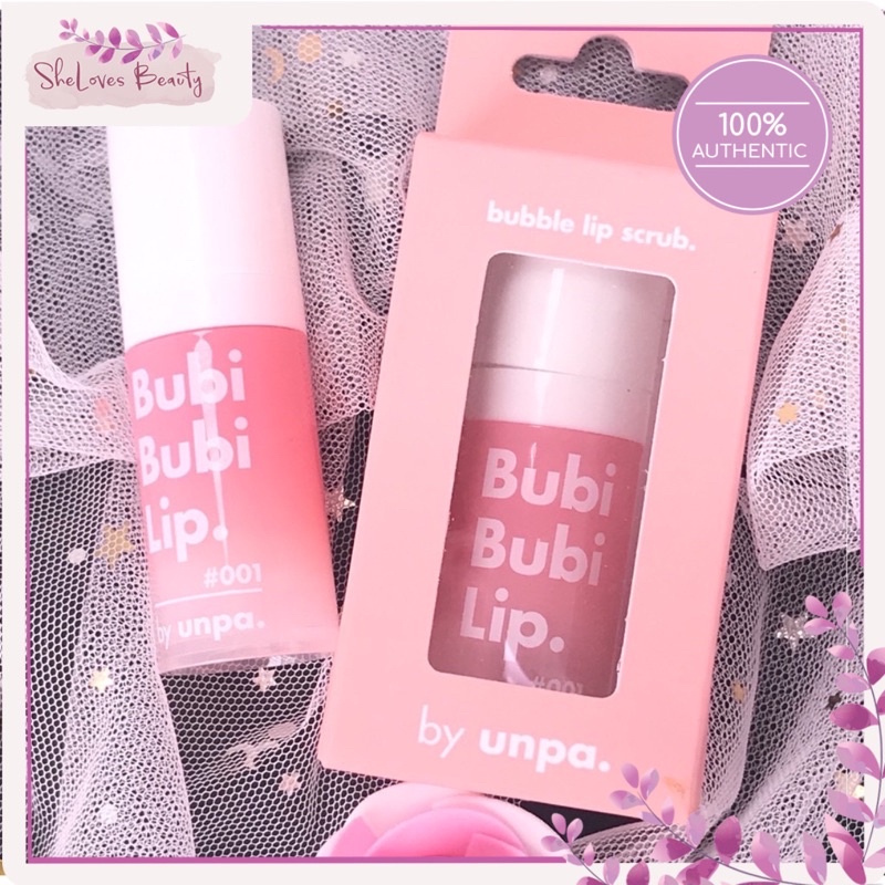 Gel tẩy da chết môi Unpa Bubi Bubi Bubble Lip Scrub