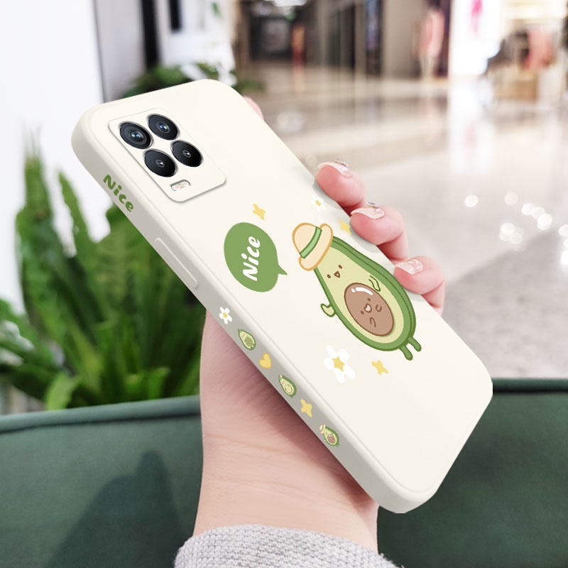Ốp Điện Thoại Silicon Dẻo Họa Tiết Đu Đủ Dễ Thương Cho Realme 8 8i Pro 4G 5G