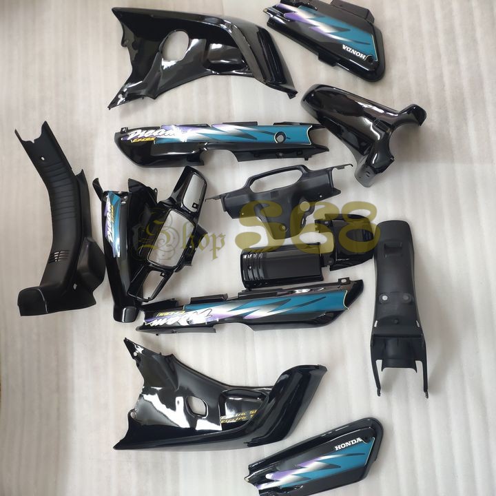 Bộ dàn áo xe Dream lùn màu Đen  Bộ nhựa ABS nguyên sinh xe Dream 3 cao cấp -S1351