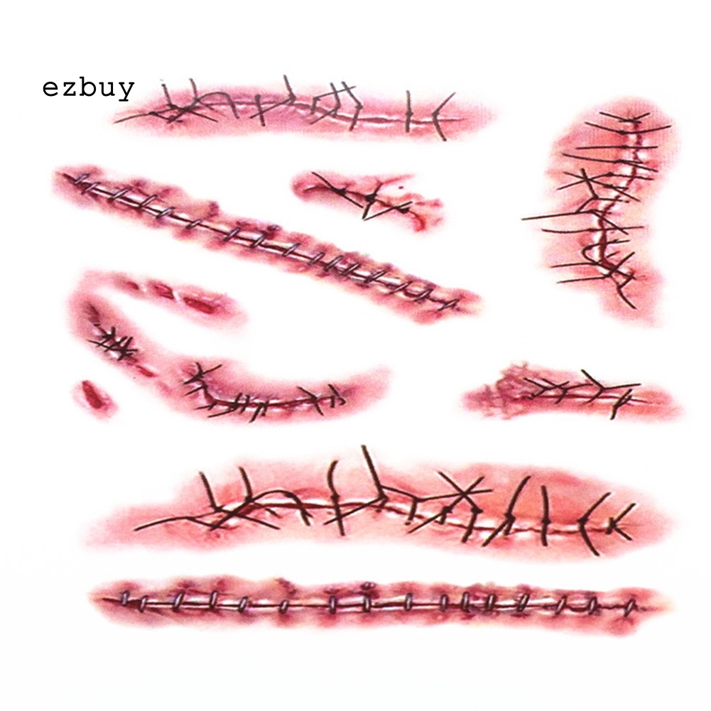 Hình Xăm Dán 3D Hóa Trang Halloween Độc Đáo