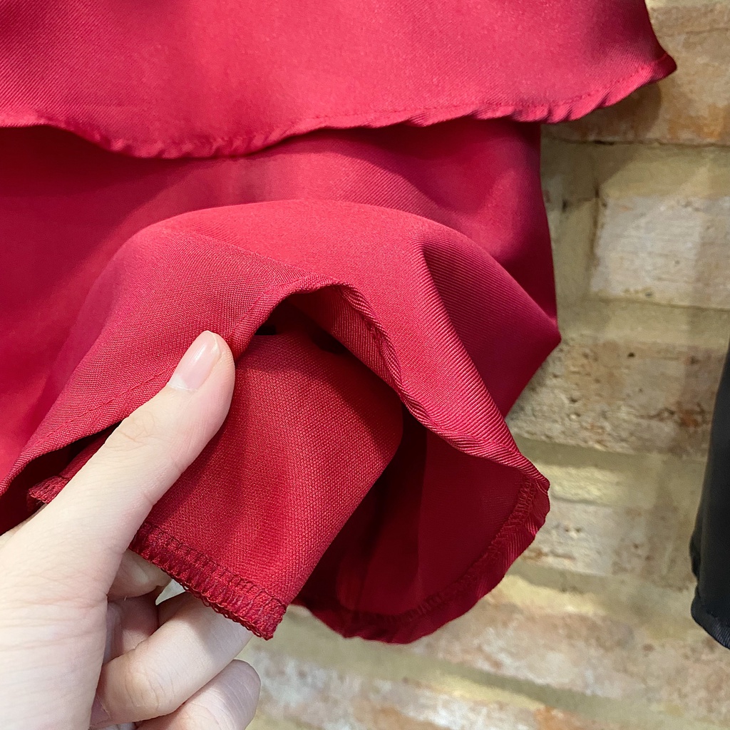 ĐẦM DÂY CUT EO 3 MÀU SANG CHẢNH - HOLIDAY DRESS