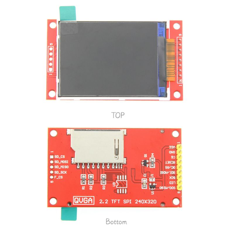 Mô Đun Màn Hình Lcd Tft 2.2 Inch 5.5v / 3.3v