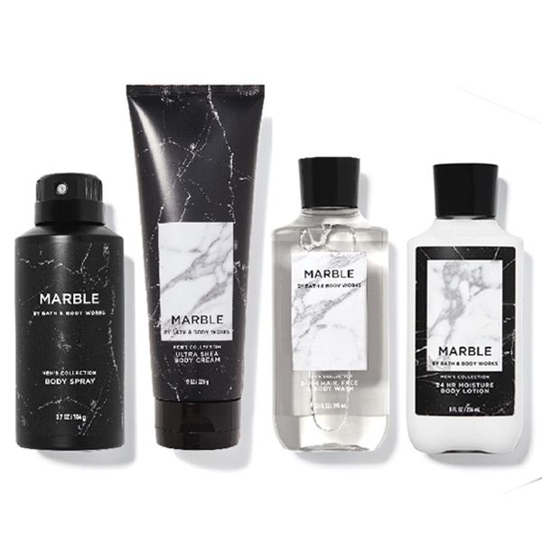 Xịt khử mùi | Sữa tắm | Dưỡng thể cho nam MARBLE - Bath and Body Works - chính hãng Mỹ