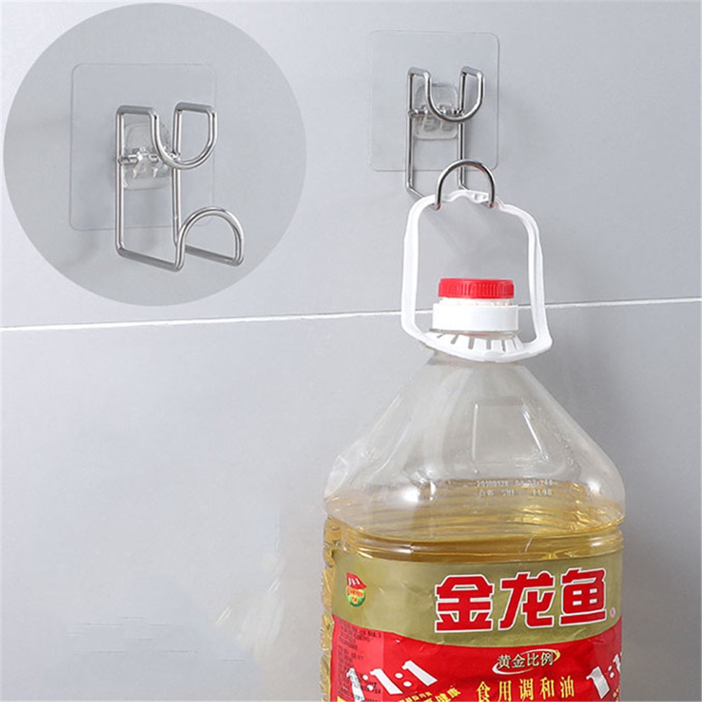 Móc dán tường treo vật dụng tiện lợi cho nhà bếp phòng tắm