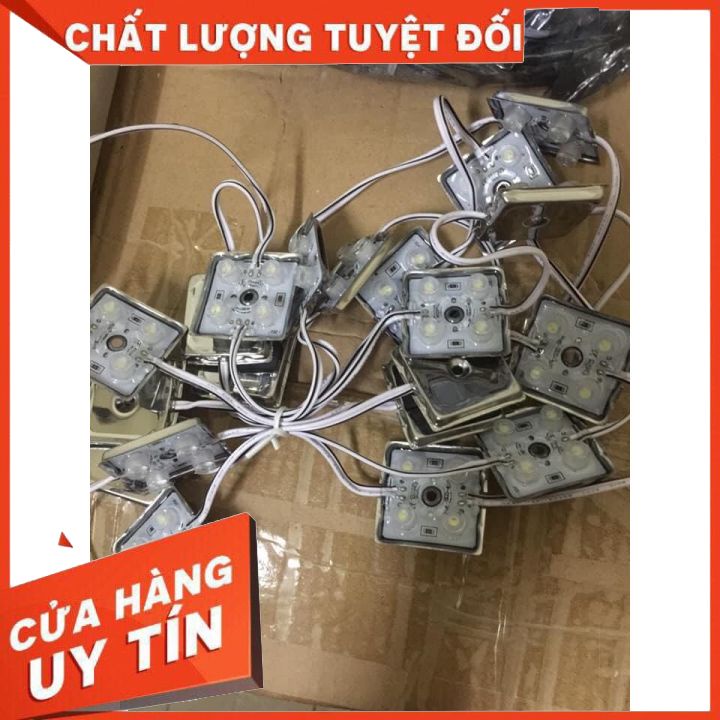 4 Bóng đế sắt lồi 12V Màu Trắng Ngoài trời (1 dây 20 bóng),4 Bóng Đế Sắt12V,bóng 12V