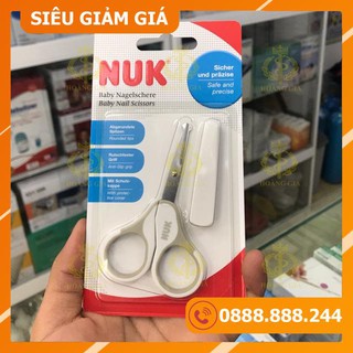 [Made in Germany] Kéo cắt móng tay cho bé Nuk Hàng Đức + Tặng kèm bàn chải Nuk