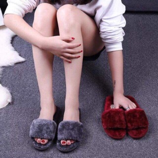 Dép lông êm chân người lớn