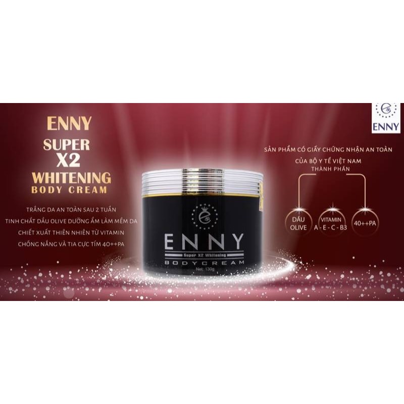 Kem body x2 chính hãng Enny