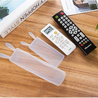 Combo 2 bao bảo vệ remote tivi - máy lạnh silicon tai thỏ