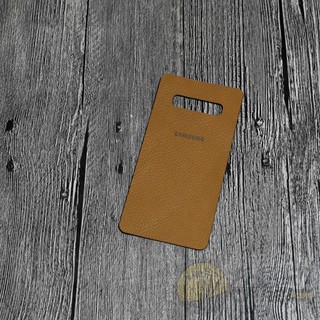 Miếng dán da Samsung Galaxy S10 Plus da bò 100% (Made in Việt Nam)