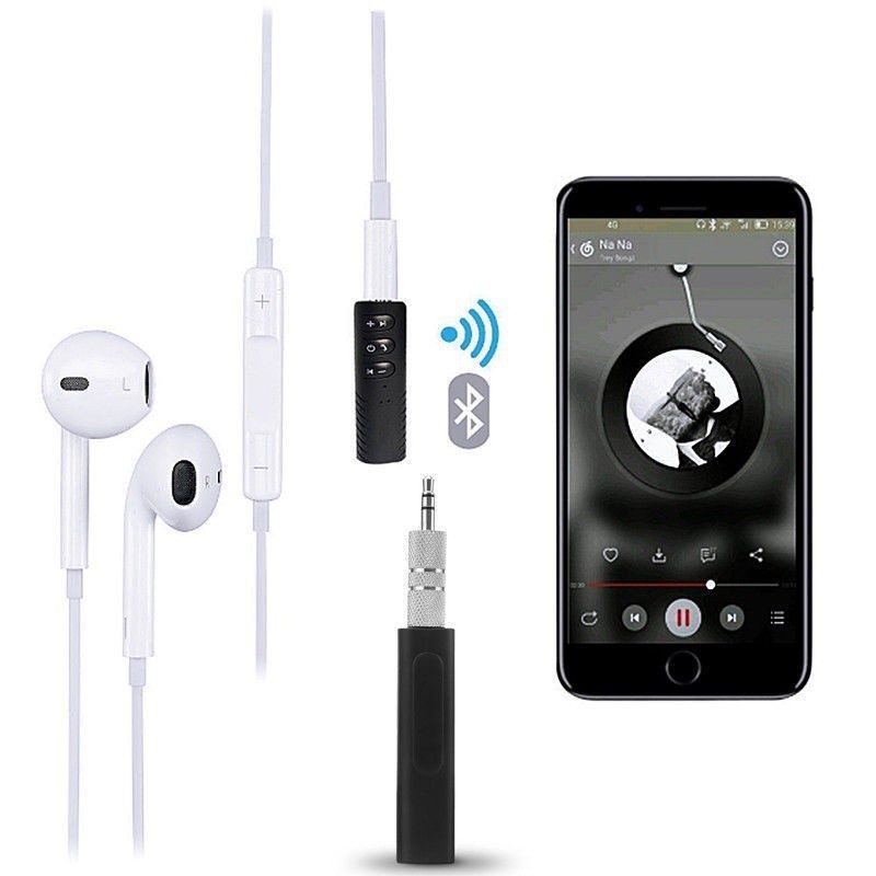 Bộ nhận audio bluetooth không dây jack cắm 3.5mm cho loa xe hơi