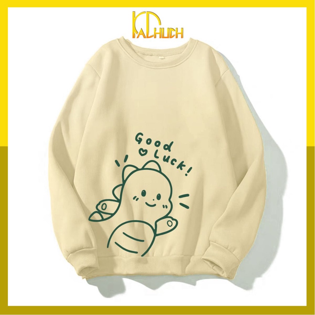 ÁO SWEATER UNISEX IN GOOD LUCK