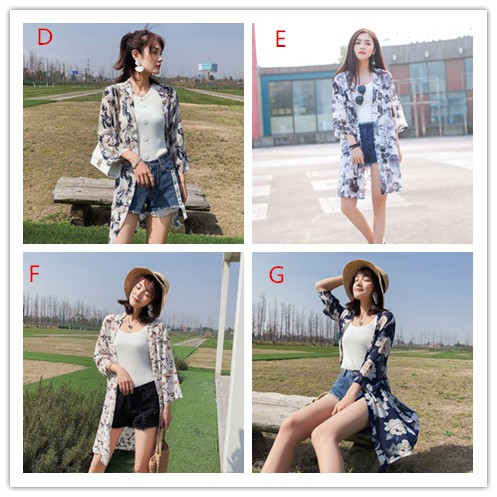 Áo khoác Cardigan hoạ tiết thêu chống nắng cho phái nữ