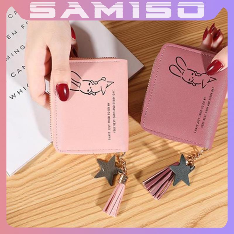 Ví nữ ngắn đẹp cầm tay mini nhỏ gọn bỏ túi nhiều ngăn dễ thương NG26 | BigBuy360 - bigbuy360.vn