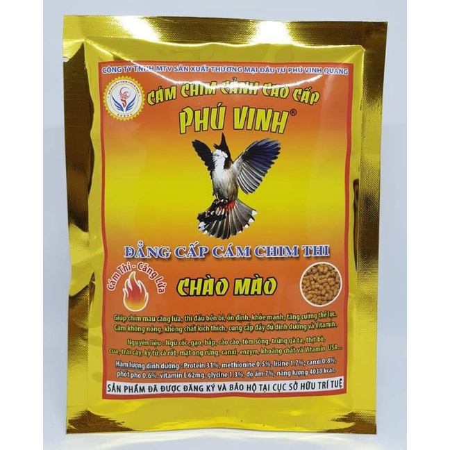 Cám Chim Chào Mào Căng Lửa Phú Vinh Cao Cấp
