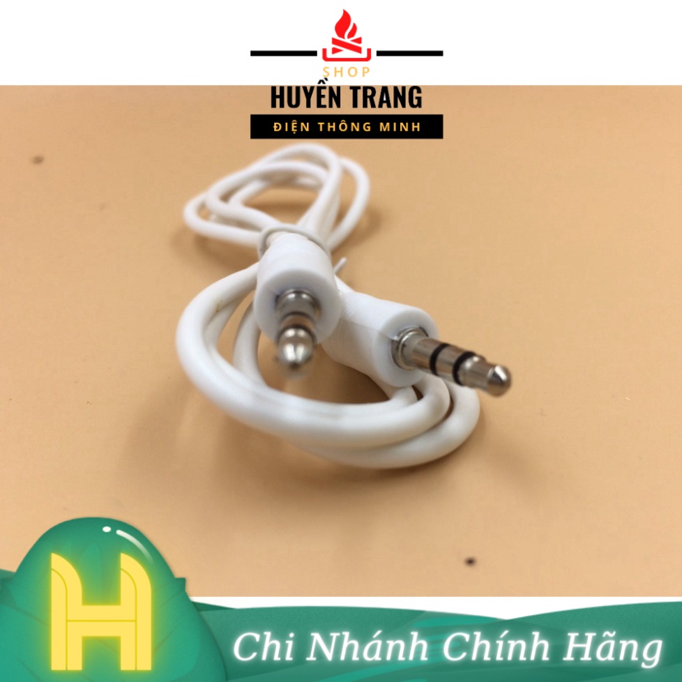 Dây Audio 3.5MM Đực Đực 1 Mét Màu Trắng Dây AUX