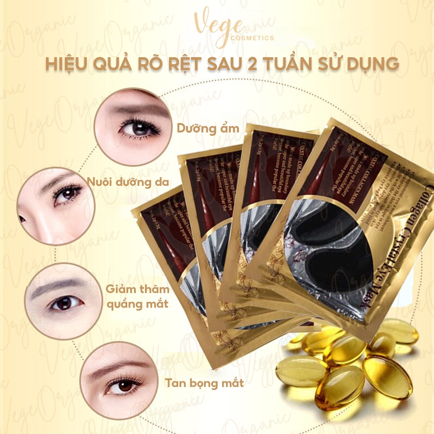 Mặt nạ mắt Collagen Eye Mask Efero VEGE ORGANIC dưỡng giảm bọng chống thâm và nhăn mắt hiệu quả