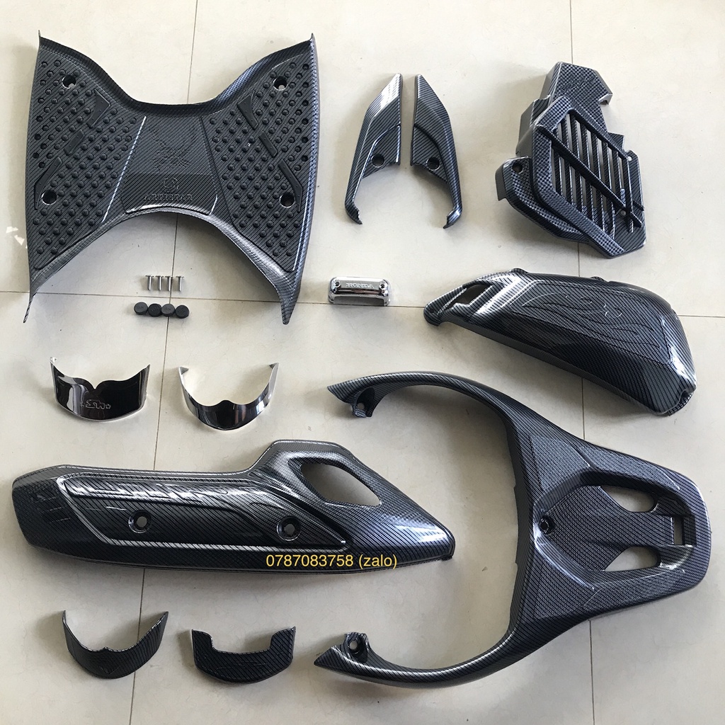 Phụ kiện xe SH 2012-2016 ốp carbon SH việt hàng loại I