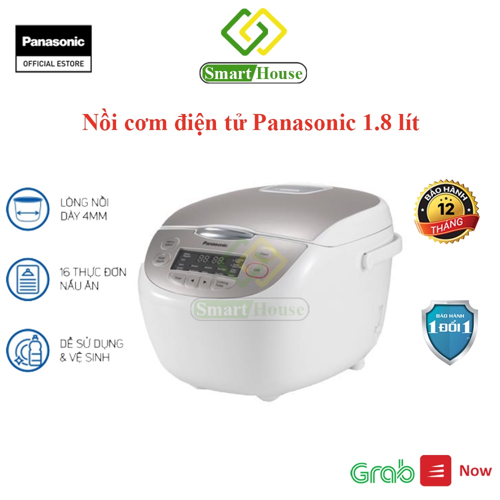 SR-CP188NRA - Nồi cơm điện tử Panasonic 1.8 lít SR-CP188NRA- Hàng chính hãng - Smart House