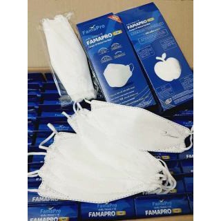 4D MASK KF94 HỘP 10 CÁI] Khẩu trang y tế cao cấp kháng khuẩn 3 lớp Famapro 4D