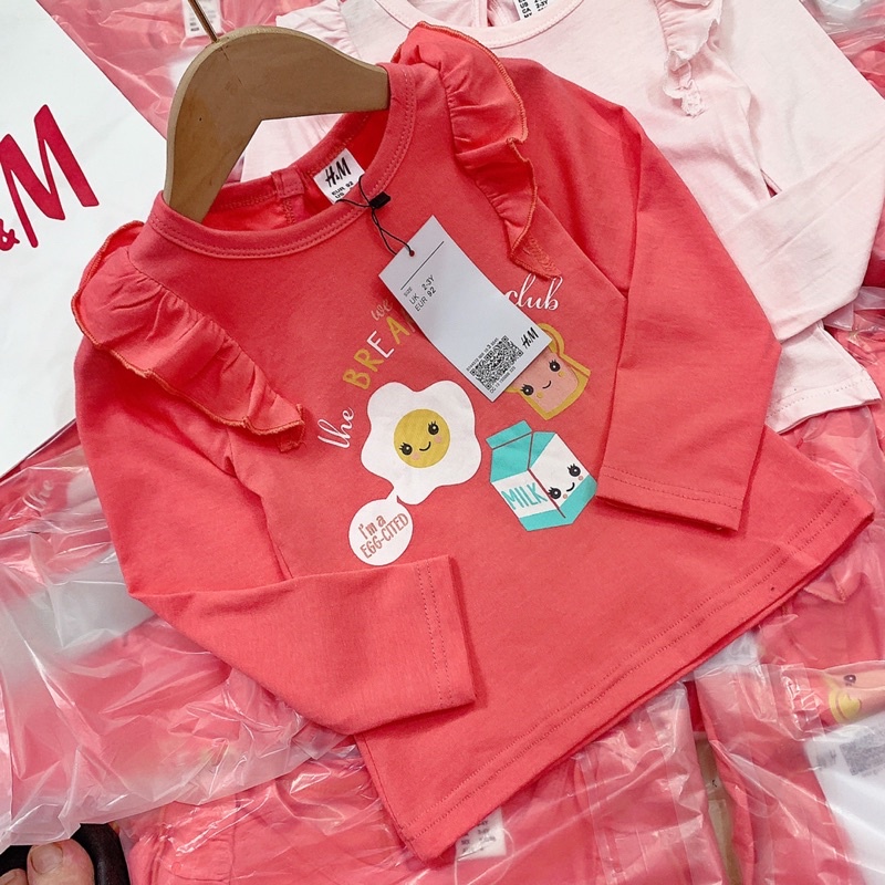 Set 2 bộ cotton tay bèo cho bé gái