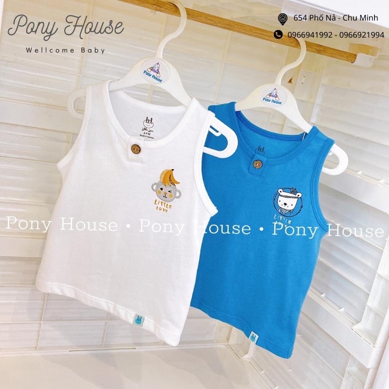 Set 2 áo ba lỗ cho bé trai bé gái hãng little love