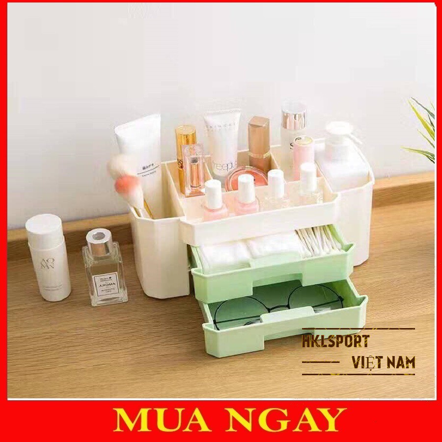 Kệ Mỹ Phẩm Nhựa Nhiều Ngăn Kéo Tiện Lợi[Hàng Dày]