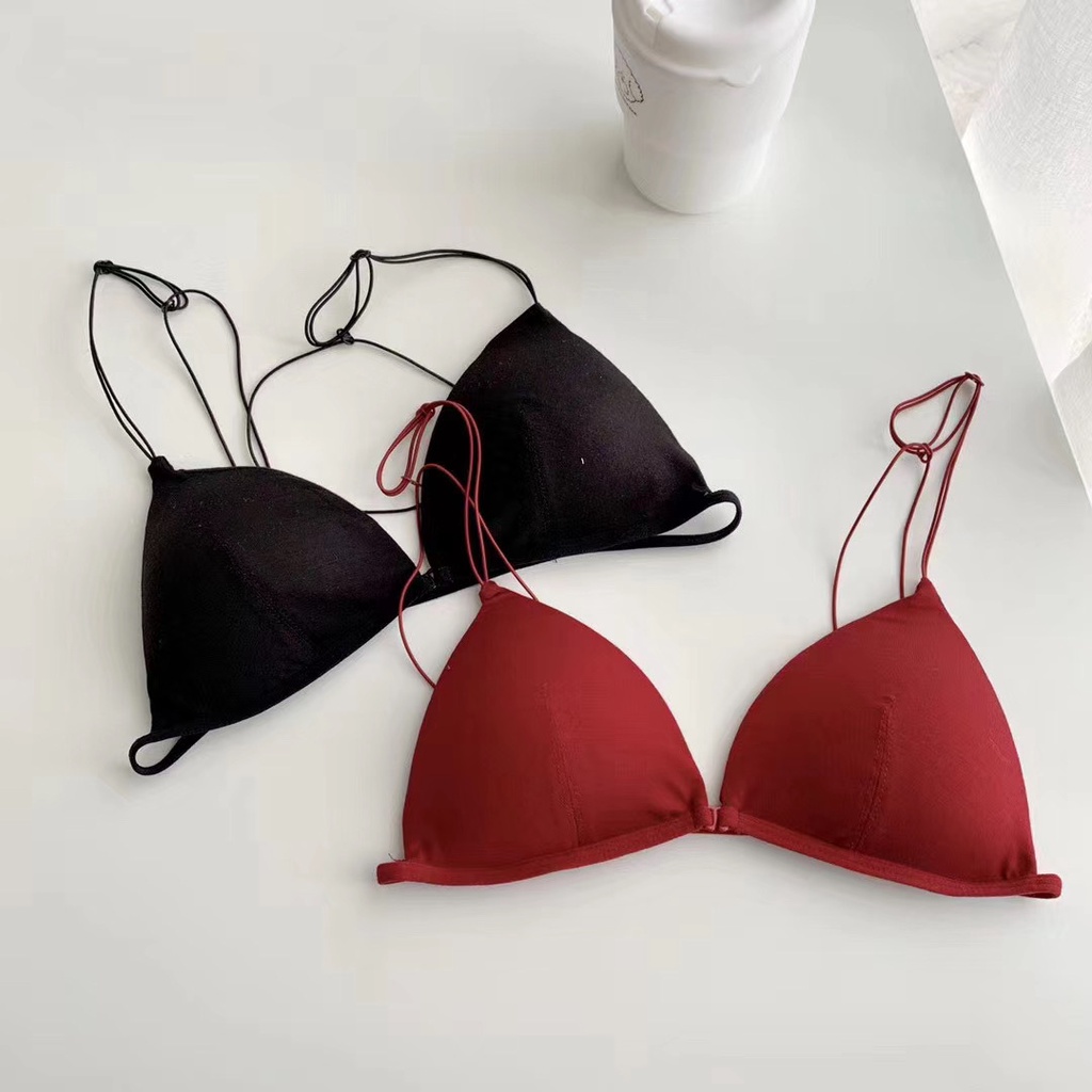 Áo ngực cài trước dây mảnh cup ngực nhỏ gợi cảm AL58_NuciFera