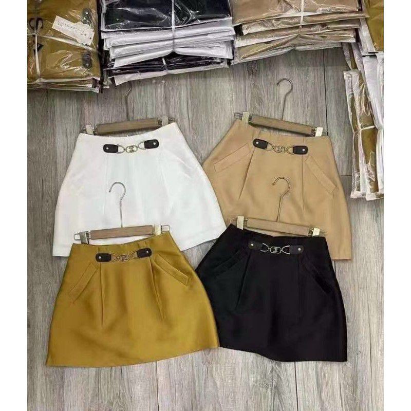 [ Mã FADIRECT20 giảm 20K đơn 150K] Chân váy khuy xích giữa hàng QC | BigBuy360 - bigbuy360.vn