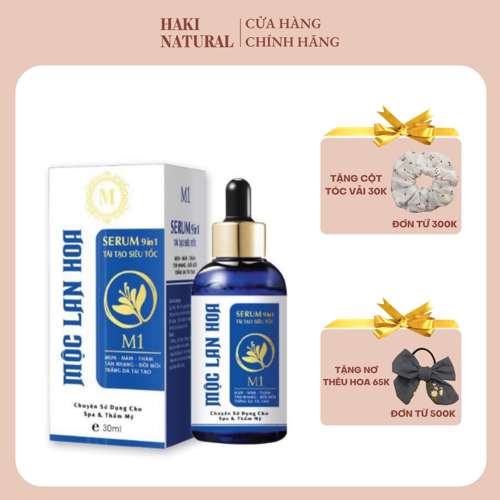 Serum 9in1 M2 Tái Tạo Siêu Tốc Mộc Lan Hoa Giúp Sạch Tàn Nhang Đồi Mồi Sáng Da 30ml