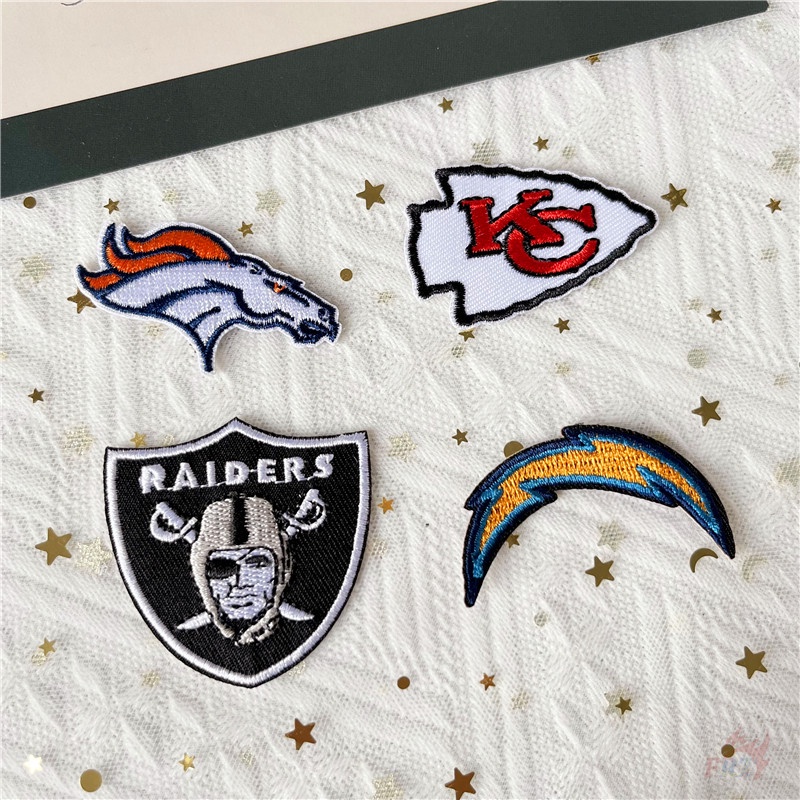 ☸ Sticker Ủi Thêu Logo Team NFL ☸ 1 Huy Hiệu Ủi Thêu Hình NFC