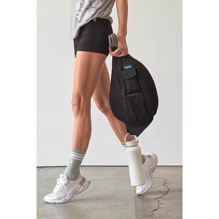 Túi đeo chéo Kavu Rope Bag thời trang nam nữ màu đen unisex chống nước