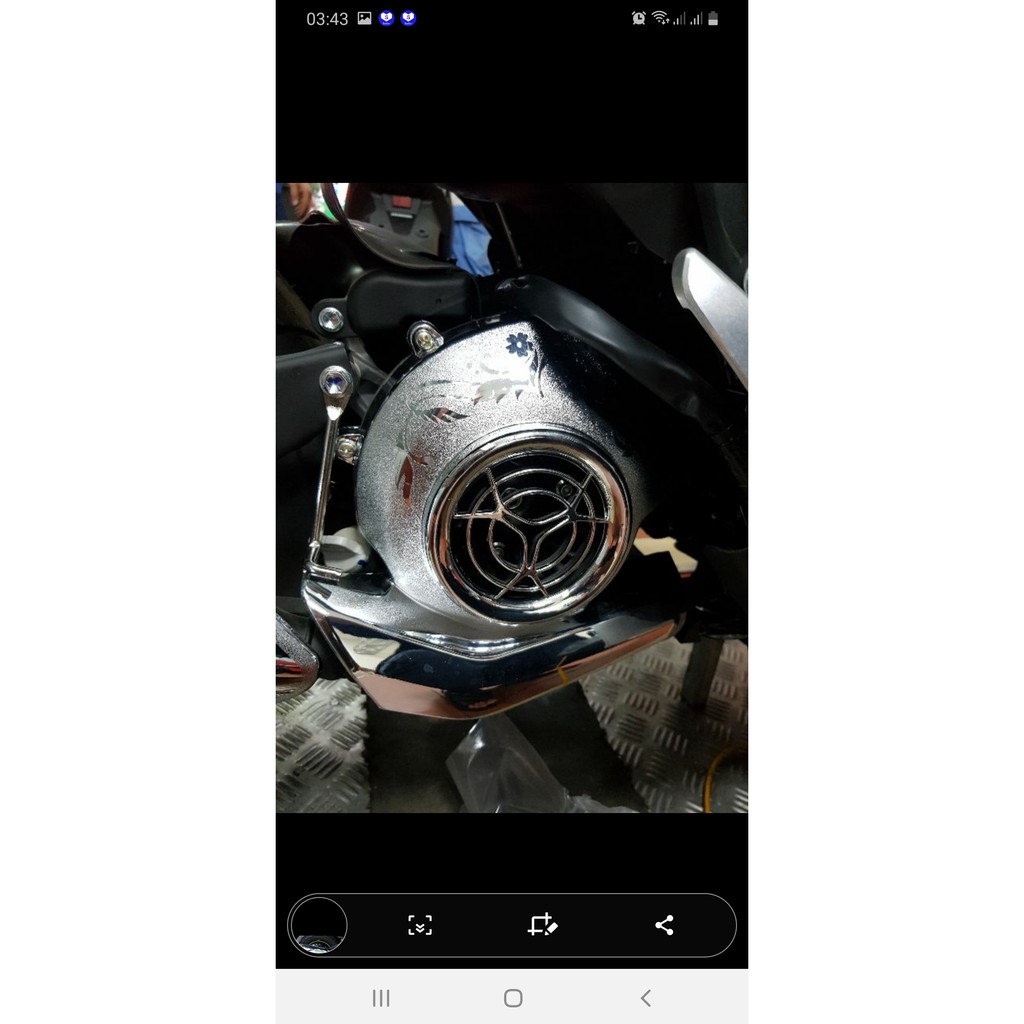 Bộ trang trí,bảo vệ  xe Janus 2017 2018 2019 2020 2021 2022 crom