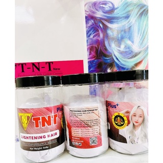 thuốc nhuộm tóc . tẩy tóc [ bột tẩy tóc Plus TNT 1 lần lv9 .2 lần max lv. ko xót ko lo hư hại tóc ]