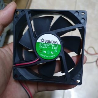 Quạt tản nhiệt 24 vôn 8×8cm