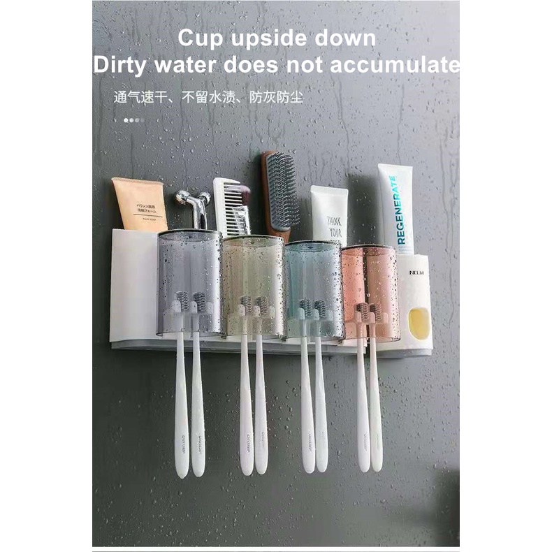 Giá đỡ bàn chải đánh răng/cốc súc miệng/cốc/bàn chải đánh răng tiện dụng