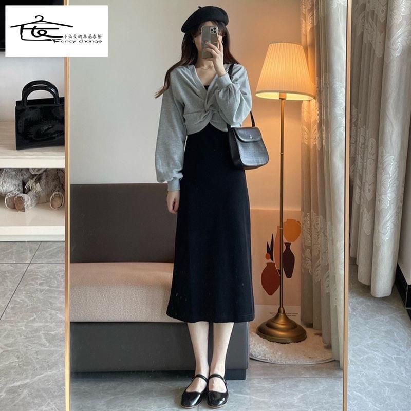 Áo Sweater Thiết Kế Thời Trang Retro Đường Phố Hồng Kông Mùa Thu Cho Nữ