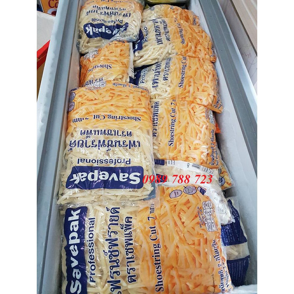 Khoai tây chiên Savepak loại 2kg/1 gói cực ngon