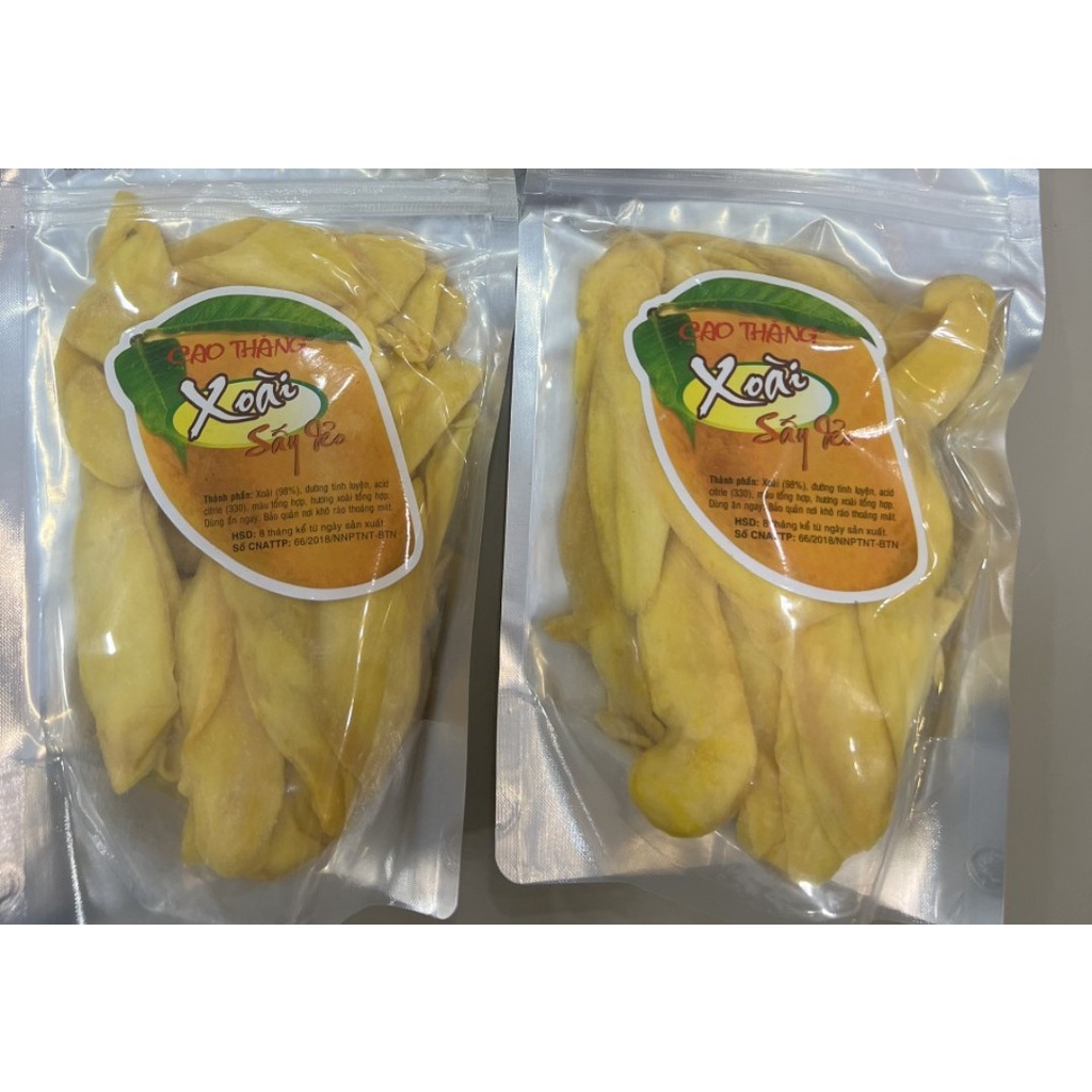 Thơm-xoài sấy dẻo Cao Thăng 500g date mới
