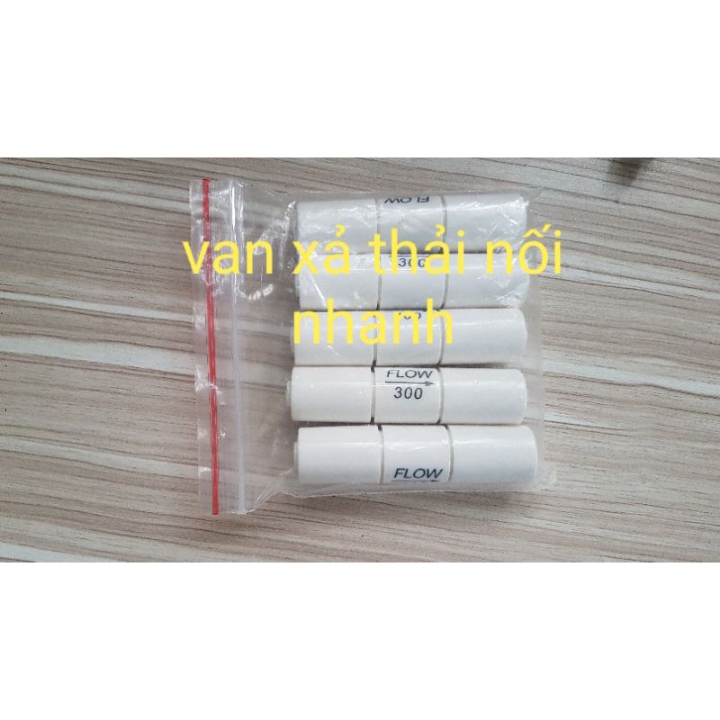 Van xả nước thải máy lọc nước. van flow 300 ren ngoài.  Van xả nối nhanh #vanxannuocthai#