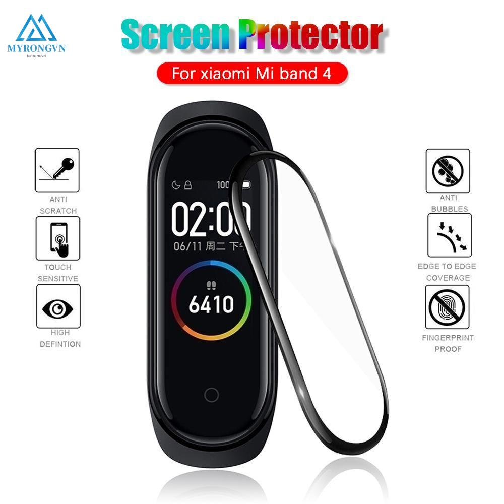 Kính Cường Lực Dạng Cong 3d Bảo Vệ Màn Hình Cho Xiaomi Mi Band 4