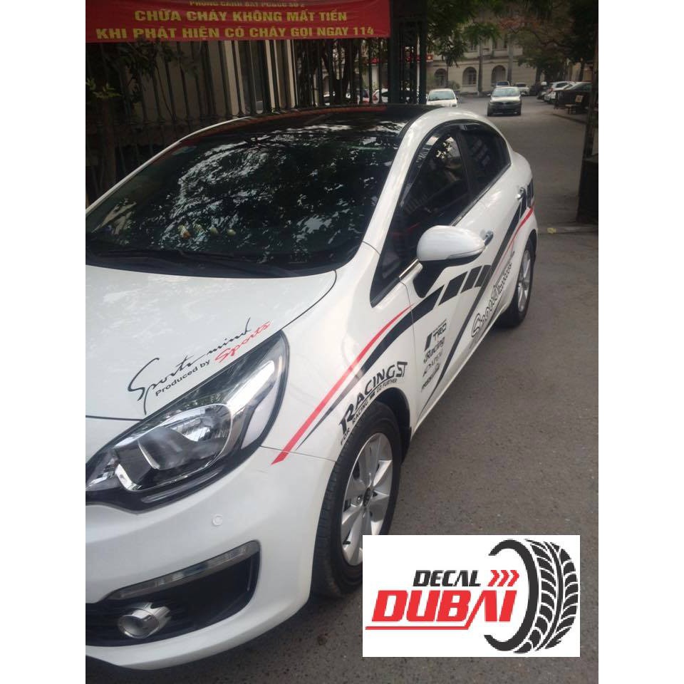 Tem dán sườn xe mazda 3