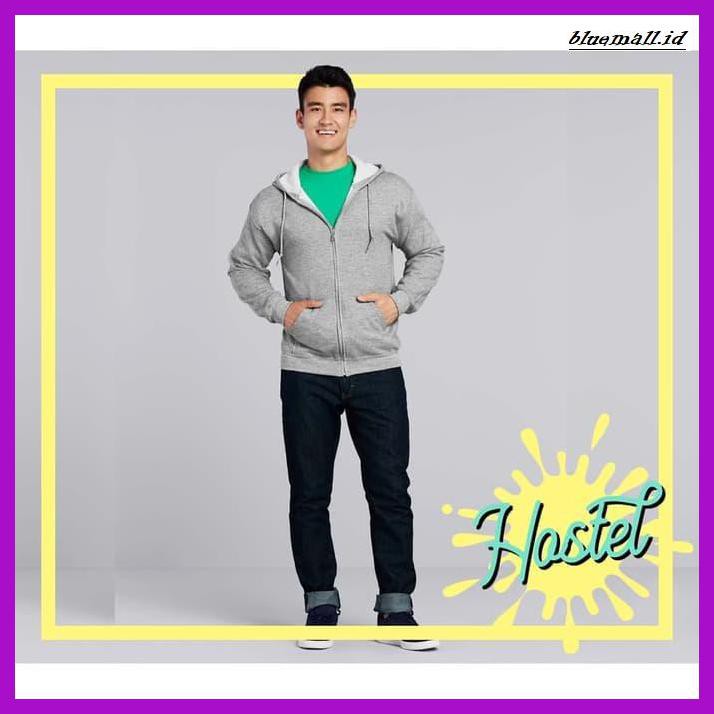 GILDAN Áo Hoodie Có Khóa Kéo 88600 (Asian Fit)