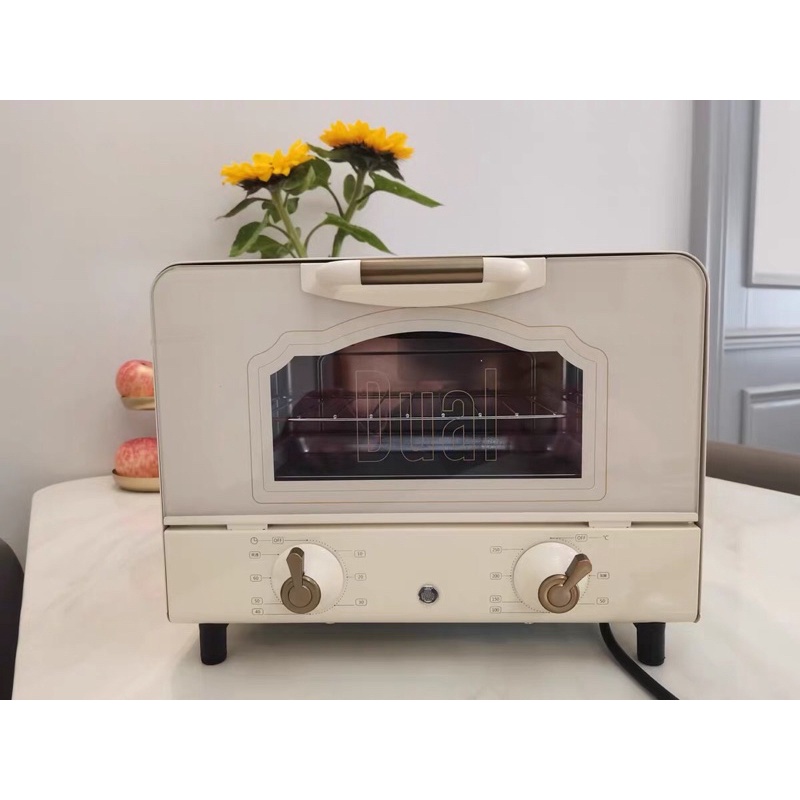 Lò nướng Dual DIK83 phong cách retro, hoàng gia 10L