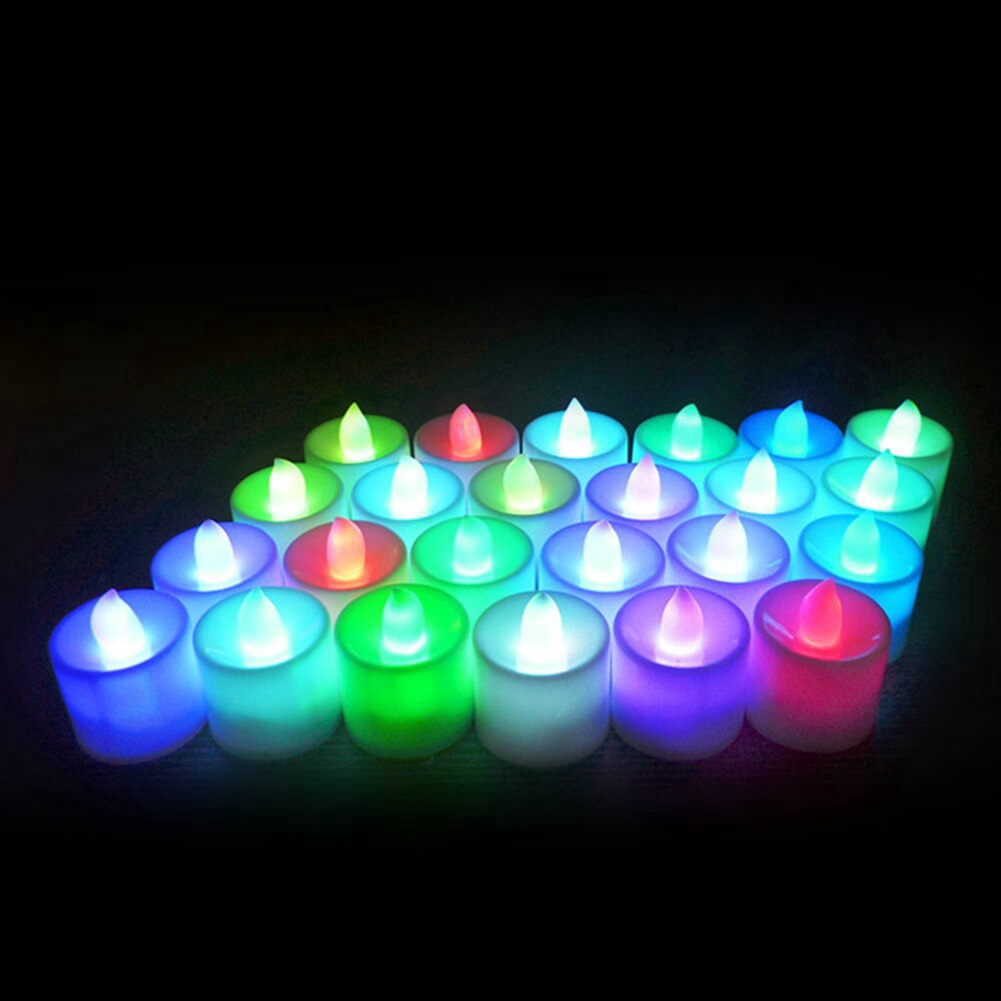 Đèn LED nến nhân tạo nhiều màu cho trang trí nội thất/tiệc