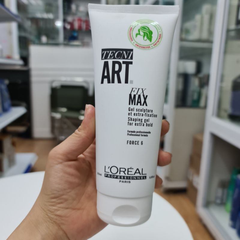 Gel tạo kiểu tóc L'oreal Tecni Art Fix Max 200ml