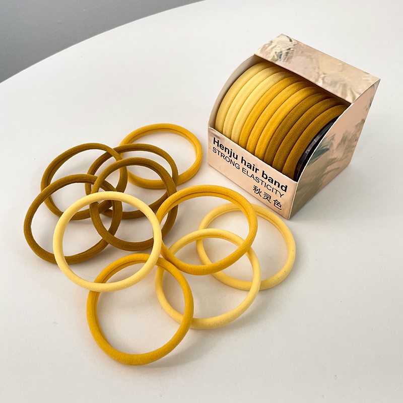 Dây Buộc Tóc Cao Su Co Giãn Tốt Thiết Kế Đơn Giản Mới